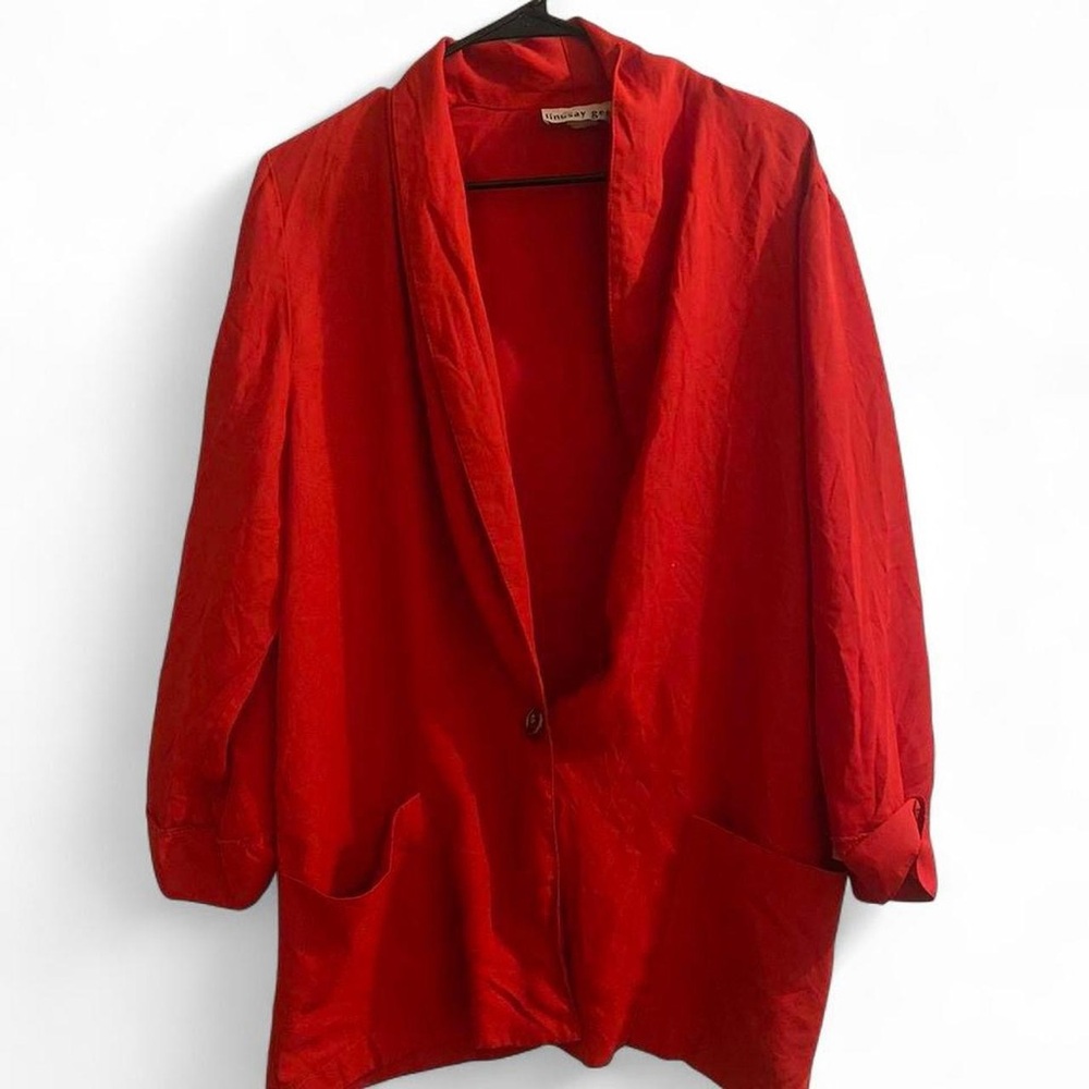 Lindsay Gee blouse blazer vintage